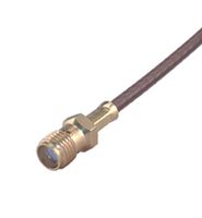 HUBER+SUHNER 21"SMA-50-2-6/111"NH RF COAX CONN, SMA JACK, 50 OHM, CABLE ROHS COMPLIANT: YES