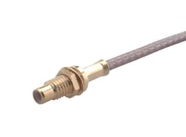 HUBER+SUHNER 24_SMC-50-2-110/111_NE RF COAX CONN, SMC JACK, 50 OHM, CABLE ROHS COMPLIANT: YES