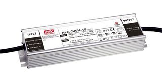 MEAN WELL HLG-240H-24AB LED DRIVER, CONSTANT CURRENT/VOLT, 240W ROHS COMPLIANT: YES