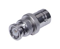 HUBER+SUHNER 33"BNC-C-50-1/133"UE RF ADAPTER, BNC PLUG-C JACK, 50 OHM ROHS COMPLIANT: YES