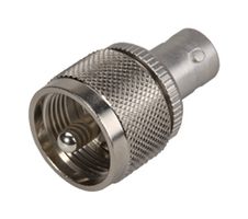 HUBER+SUHNER 33"UHF-BNC-0-1/032"-E RF ADAPTER, UHF PLUG-BNC JACK ROHS COMPLIANT: YES