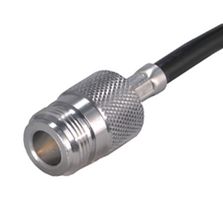 HUBER+SUHNER 21"N-75-4-8/133"NE RF COAX CONN, N JACK, 75 OHM, CABLE ROHS COMPLIANT: YES