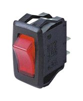 MULTICOMP PRO MP004579 ROCKER SW, SPST, 20A, 125VAC, RED