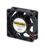 SANYO DENKI 9WFA0624G6001 VENT AXIAL, 60MM, 24VDC, 27.9CFM, 48DBA