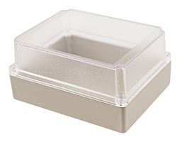 MULTICOMP PRO MP004835 ENCLOSURE, GENERAL PURPOSE, ABS, GRY/CLR ROHS COMPLIANT: YES