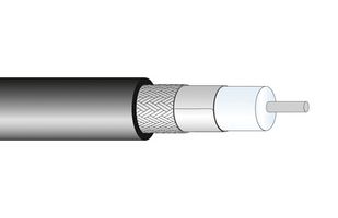 HUBER+SUHNER S"04272"B CABLE COAXIAL, 5.5MM, 50 OHM, 1M