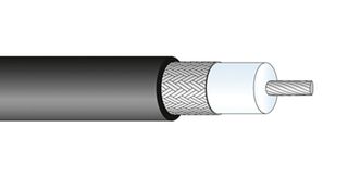 HUBER+SUHNER RG"213"/U COAX CABLE WIRE, 10.3MM, 50 OHM, 1M