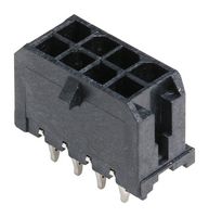 MOLEX 44914-0801 CONNECTOR, HEADER, 8POS, 2ROW, 3MM
