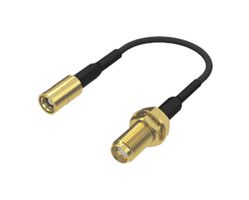 SAMTEC RF174-03SP1-04BJ3-0200 . RF CABLE, MMCX PLUG-BNC BHD JACK, 200MM ROHS COMPLIANT: YES