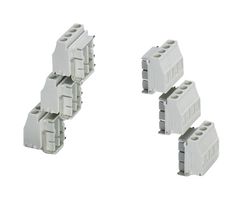 PHOENIX CONTACT 2713751 6PC TERMINAL BLOCKS, 4POS, 2.5MM2, GREY ROHS COMPLIANT: YES