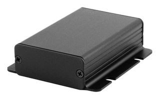 HAMMOND 1455CF801BK CARCASA, PARED, ALUMINIO, NEGRA