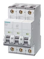SIEMENS 5SY6316-6 MINIATURE CKT BREAKER, 3P, 16A, 400VAC ROHS COMPLIANT: YES