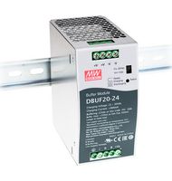 MEAN WELL DBUF20-24 BUFFER MODULE, 24VDC, 20A, DIN RAIL ROHS COMPLIANT: YES