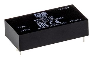 MEAN WELL MDS20A-15 DC-DC CONVERTER, 15V, 1.333A
