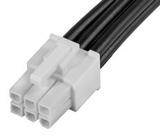 MOLEX 215328-2063 WTB CABLE, 6POS PLUG-FREE END, 600MM