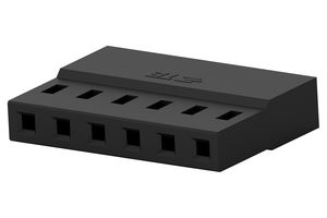 TE CONNECTIVITY 2MM-RC-S06-BX CONNECTOR HOUSING, RCPT, 6POS
