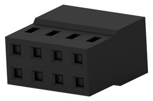 TE CONNECTIVITY 2MM-RC-D04-BX CONNECTOR HOUSING, RCPT, 8POS