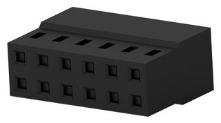 TE CONNECTIVITY 2MM-RC-D06-BX CONNECTOR HOUSING, RCPT, 12POS