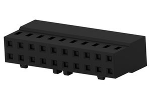 TE CONNECTIVITY 2MM-RCD-D10-BX CONNECTOR HOUSING, RCPT, 20POS
