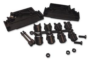MH CONNECTORS MHD45PPK37-K BACKSHELL, D, 45DEG, 37POSITION