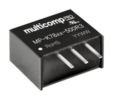 MULTICOMP PRO MP-K7812-500R3 DC-DC CONVERTER, 12V, 0.5A ROHS COMPLIANT: YES
