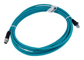 BELDEN 3372. SENSOR CABLE, M12-RJ45 PLUG, 4 POS, 5M ROHS COMPLIANT: YES