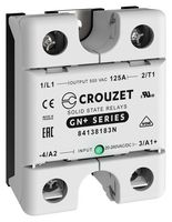 CROUZET 84138183N SOLID STATE RELAY, 125A, 24-500VAC/PANEL