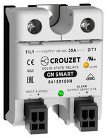 CROUZET 84139150N SOLID STATE RELAY, 35A, 50-265VAC/PANEL