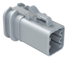 AMPHENOL SINE/TUCHEL ATP06-6S-OMRDGRY AUTOMOTIVE HOUSING, PLUG, 6POS, 25A, GRY