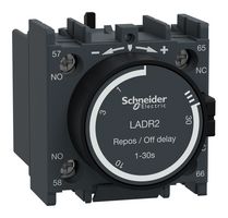 SCHNEIDER ELECTRIC LADR2 TIMER, 1NO/1NC, 0.1S TO 30S, 690V
