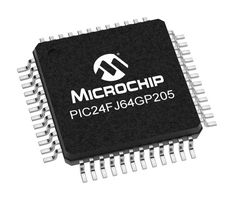MICROCHIP PIC24FJ64GP205-I/PT MCU, 16BIT, 32MHZ, TQFP-48 ROHS COMPLIANT: YES