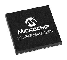 MICROCHIP PIC24FJ64GU203-I/M5 MCU, 16BIT, 32MHZ, PIC24, UQFN-36
