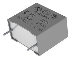KEMET R523I310050P0K SUPPRESSION CAP, 0.1UF, CLASS X2, 310V ROHS COMPLIANT: YES