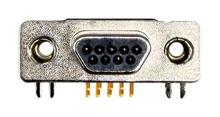 NORCOMP 581-M09-113L461 MICRO-D SUB CONN, R/A PLUG, 9POS, SOLDER