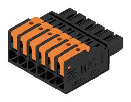 WEIDMULLER 2741600000 TERMINAL BLOCK, PLUGGABLE, 6POS, 14AWG