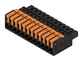WEIDMULLER 2741660000 TERMINAL BLOCK, PLUGGABLE, 12POS, 14AWG ROHS COMPLIANT: YES