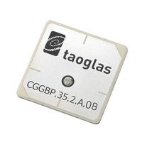 TAOGLAS CGGBP.35.2.A.08 RF ANTENNA, PATCH, 1.602GHZ, ADHESIVE