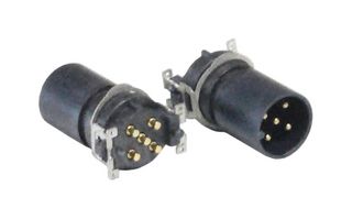 BULGIN LIMITED PXPLCP12SMM05APC SENSOR CONN, MALE, 5POS, M12, SMT ROHS COMPLIANT: YES