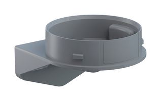 WERMA 26070007 BRACKET, SIGNAL INDICATOR, PC/ABS, GREY ROHS COMPLIANT: YES