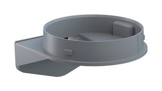 WERMA 26170007 BRACKET, SIGNAL INDICATOR, PC/ABS, GREY ROHS COMPLIANT: YES