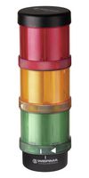 WERMA 64900001 SIGNAL TOWER, RGY, 3-STACK, 24V, SPRING ROHS COMPLIANT: YES