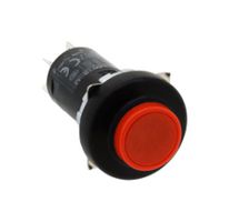 IDEC MW1B-M12R PB SWITCH, DPDT, 10A, 110VAC, PANEL, RED