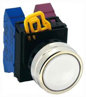 IDEC YW4B-A1W ACTUATOR, PUSHBUTTON SWITCH/METAL, WHITE ROHS COMPLIANT: YES