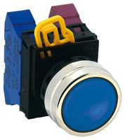 IDEC YW4B-M1S ACTUATOR, PUSHBUTTON SWITCH, METAL, BLUE ROHS COMPLIANT: YES