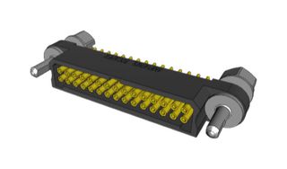 AMPHENOL SOCAPEX MHDAS2F030YDE60 PCB RECEPTACLE, BTB, 30POS, 2ROW, TH