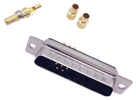 NORCOMP 682M9W4103L001 COMBO D-SUB CONN, PLUG, DB-9W4, PANEL