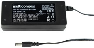 MULTICOMP PRO MP007794 POWER SUPPLY, AC-DC, 24V, 2.5A