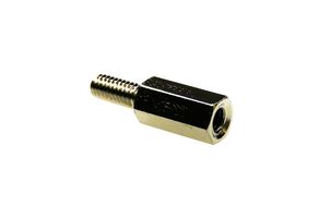 MULTICOMP PRO MP008180 SEPARADOR, LATÃN, HEX M-H, M2.5, 8MM