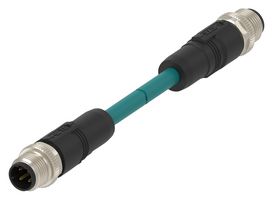 TE CONNECTIVITY TAD1473A201-002 SENSOR CORD, 4P M12 PLUG-PLUG, 1M ROHS COMPLIANT: YES