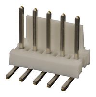 AMP - TE CONNECTIVITY 640455-5 CONN, R/A HEADER, 5POS, 1ROW, 2.54MM ROHS COMPLIANT: YES